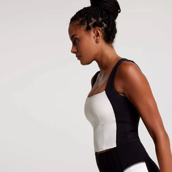 NWT CALIA Inspire Corseted Black Support Top - Picture 3 of 5